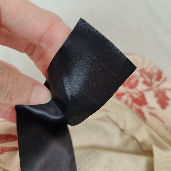 Gucci Herbarium Baseball Cap Size Medium 57 Cream Red Floral Adjustable - Picture 9 of 10